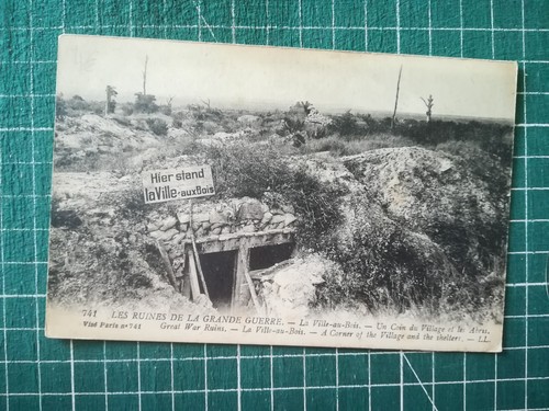 Vc250 cpa ww1 ruines ville - ruines,