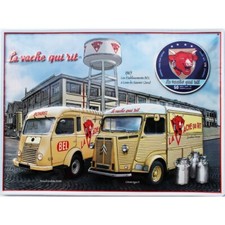 plaque métal publicitaire