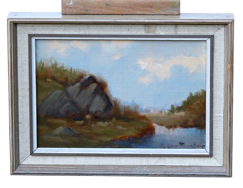 Tableau paysage sur toile - sur,
