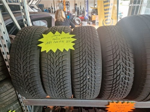Roues montées pneus neiges - roues,