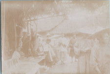 China, Miao Portrait of Women in Traditional Costume, Vintage Print, circa 188