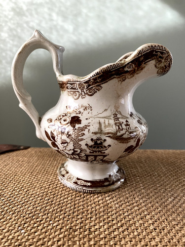 Pot lait ancien faïence - pot, en