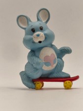 LES BISOUNOURS - CARE BEARS Figure Rabbit Toufou Cousin skate AGC 1984 - 5 cm