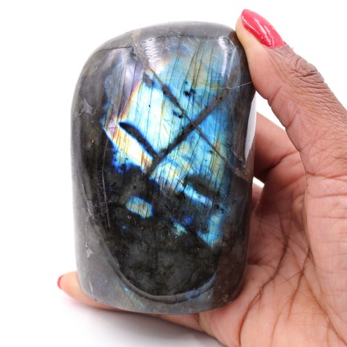 Polished labradorite stone - polished,