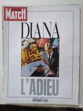 PARIS MATCH DIANA L'ADIEU  52 PAGES  SEPTEMBRE 1997