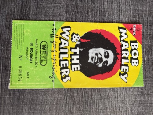 Bob marley ticket concert - bob,