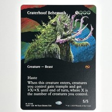 CRATERHOOF BEHEMOTH MTG TDM- CARTE MAGIC THE GATHERING EN NEUF