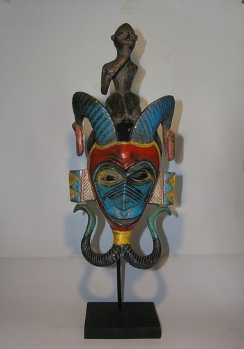 Masque africain gouro - africain,