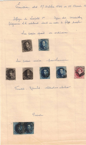 Timbres belgique classique - timbres,