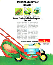 1970 Advertising 0623 Tool Wolf Gardens Mower Pickup Int