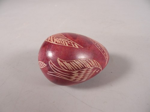 Oeuf pierre sculptée - en,