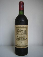 vin  1981 Chateau Coufran Haut
