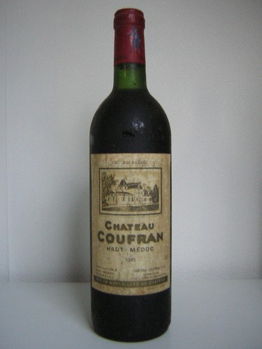 Vin 1981 chateau coufran haut - vin,