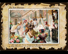 CHEAP / LARGE CHROME / SLEEPING BEAUTY / FAIRY & PRINCESS Crib