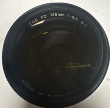 Objectif Canon FD Lens 135 mm
