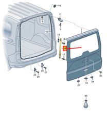 VW CADDY SB MK4 Vérin à gaz