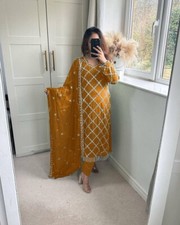 Indien Designer Faux Georgette