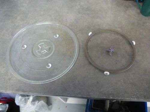 Plateau verre pour - en, micro