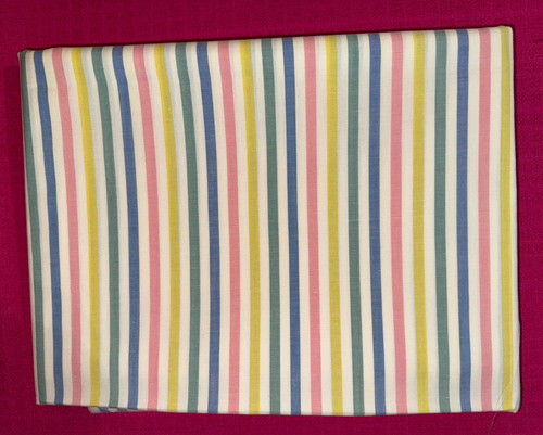 Tissu ancien coton rayures - tissu, à