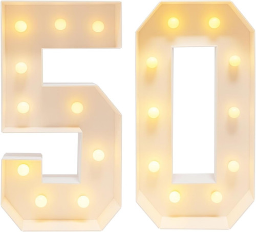 Chiffre lumineux geant ans - lumineux,