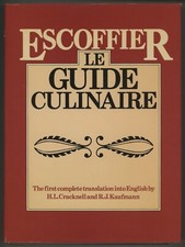 Escoffier LE GUIDE CULINAIRE Guide to Modern French Cooking Cracknell Kaufman