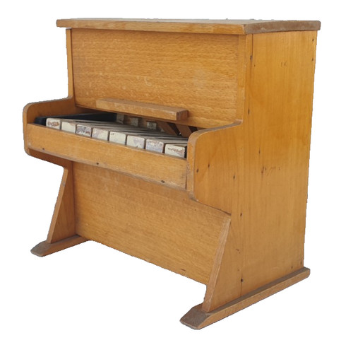 Piano droit bois - en, tiges
