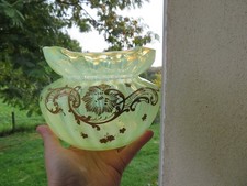 ancien vase boule XIX verre