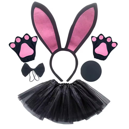 Déguisement lapin noir