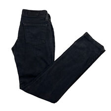 LEVI’S 571 Slim Fit Black Jeans Stretch Fit Women's Low Rise W28 L31