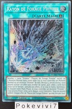 Carte YU-GI-OH! RAYON DE FORAGE PRIMITE BLMM-FR173 Secret Rare NEUF