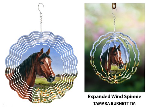 Quarter horse wind spinner - quarter,