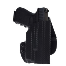 Beretta - OWB Paddle Tactical Holster - Olight Baldr S - Black Carbon Fiber
