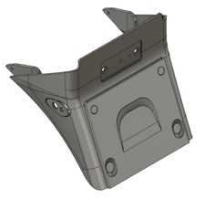 Rear fender - Bavette -