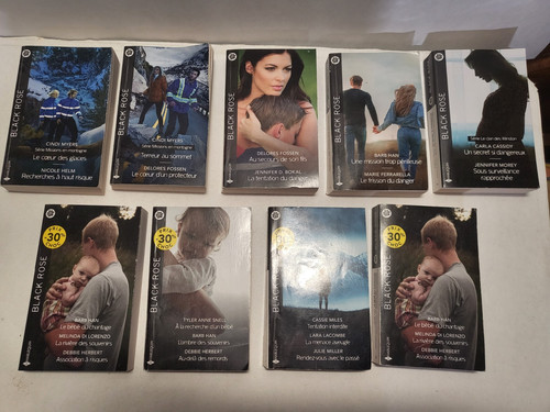 Lot romans 9 livres - lot, de