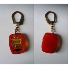 gold inclusion suitcase keychain (pc)