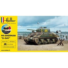 HELLER 56892 maquette char starter kir M4 Sherman D-DAY échelle  1/72