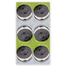 Lot de 6 bobines de fil de rechange pour débroussailleuse Einhell/