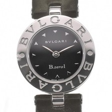 discount BVLGARI B.zero1 BZ22S SS/Leather black Dial Ladies Watch I#139895