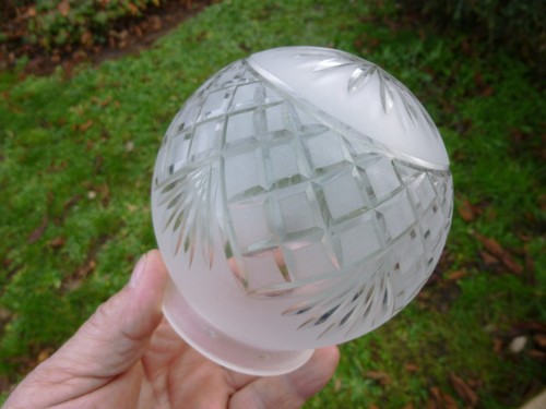 Rare globe verre - verre, et