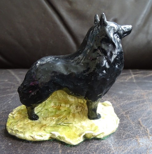 Ancienne statuette chien - ancienne,