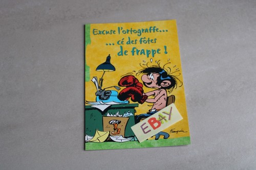 Carte postale gaston - carte,