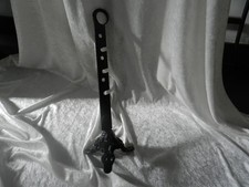 Antique Wrought Iron Spindle Turning Stand