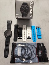 montre garmin Fenix 6x pro sapphire noir très bon état 