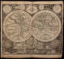 1748 - Mappemonde ancienne -
