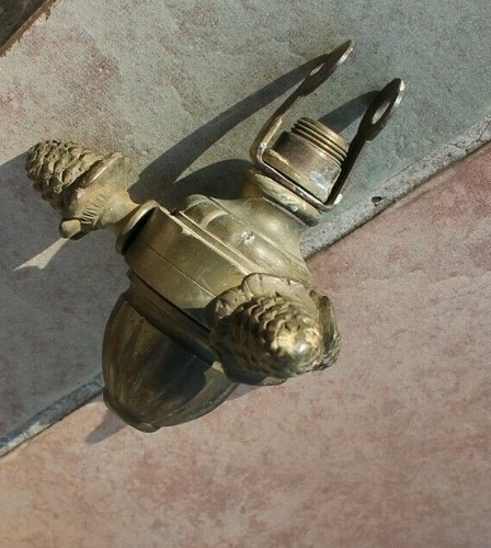 Ancien plafonnier bronze - en,