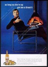 1965 Marcel Breuer Wassily Chair Model B3 photo Grant's Scotch vintage print ad