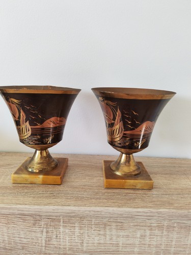 Paire vases art déco - vases,