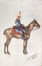 CP ILLUSTREE SIGNEE ARTILLERIA - MILITAIRE UNIFORME ESPAGNOL - 52333