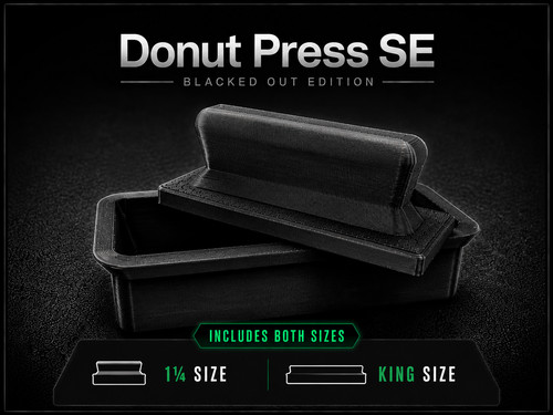 Donut press blacked - donut,