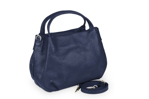 Sac main cuir - à, bleu